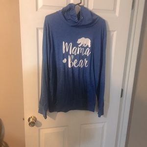 Light weight mamma bear hoodie